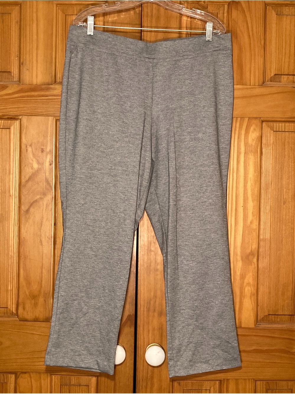 EUC Alfred Dunner Petite Vintage 90s Pull On Pants Gray Size 14P 14 Petite